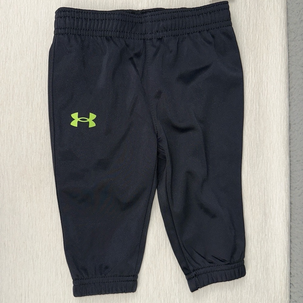 Under Armour Infant Boy 3-6 Months Black Jogger Sweatpants